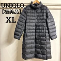 ユニクロ ウルトラライトダウンフーデットコート XLサイズ ブラック 極