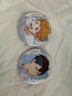 ハイキュー日向翔陽・影山飛雄 缶バッジ 2個セット - メルカリ