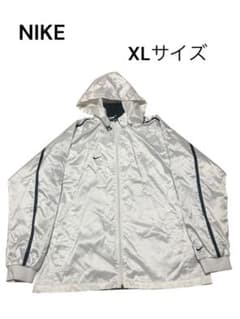 NIKE 나이키 나일론 재킷 후드 포함 화이트 XL 사이즈