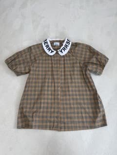 ⭐︎オシャレなBURBERRY ストライプ 半袖シャツ キッズサイズの164 