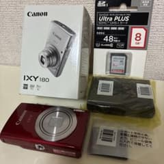 Canon IXY 180 RED &メモリーカード Canon IXY 180 RED &メモリーカード - メルカリ