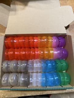 カプセルトイ用空カプセル　カラフルアソート 5cmのサムネイル