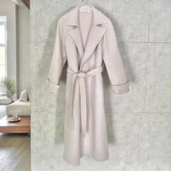 Christian Dior クリスチャンディオール ベルト付きロングコート