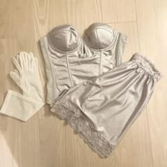 ブライダルインナー上下セット グローブ付きのサムネイル