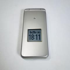 美品 au かんたんケータイ KYF41 [シルバー] ガラホ - メルカリ