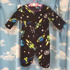 ◼︎たいあん様専用◼︎  宇宙柄 カバーオールのサムネイル