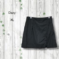 Dazy SHEIN Skirt-Pants, Plus Sizes, Wrap Skirt, Shorts, Black