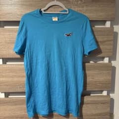 Hollister Tシャツ ブルー Mのサムネイル