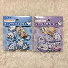 正規品 ちいかわ マシュマロ風シール ハチワレ モモンガ フレークシール
