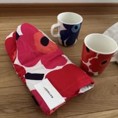 marimekko マリメッコ ウニッコ ミトン＆マグカップ 3点セット　新品のサムネイル