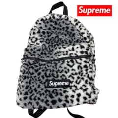 Supreme Leopard Fleece Backpack 17FW - メルカリ
