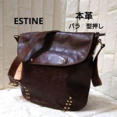 ESTINE（エスティーヌ）バラ 型押しバッグ 日本製ショルダーバック　本革のサムネイル