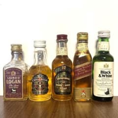 スコッチウイスキー ミニボトル 5本セット 古酒 特級のサムネイル
