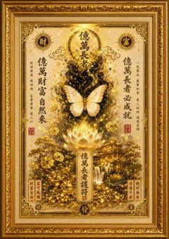 至高の金運霊符】億万長者護符・富貴を引き寄せる絶対波動【護符：金運