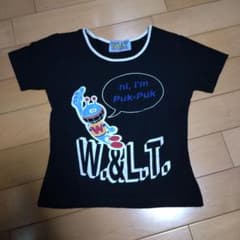 W＆LT Tシャツ ウォルト パクパクくん Y2K 原宿 サイバー チビT