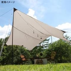 クイックキャンプ　QUICK CAMP　タープ　キャンプ　ヘキサタープのサムネイル