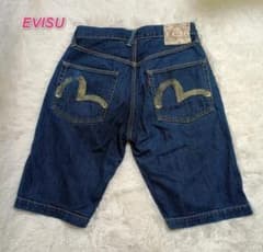 EVISU カモメ　ショートパンツ LOT 7001 サイズ30 EVISU エヴィス ハーフ ショートパンツ カモメ Lot.7001 W30 - メルカリ