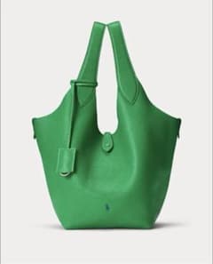 Polo Play レザー トート グリーンのサムネイル