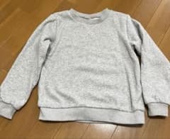 グレー 無地 スウェットトレーナー 130のサムネイル