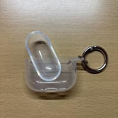 AirPods用 クリアケース カラビナ付きのサムネイル
