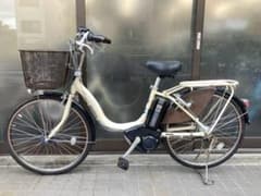 中古電動自転車 ブリヂストン アシスタ 24インチ アイボリー 横浜 №8400 中古電動自転車 ブリヂストン アシスタ 24インチ アイボリー 横浜