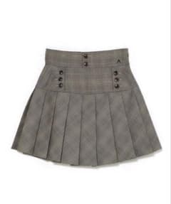 andmary Chloe check mini skirt beigeのサムネイル