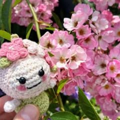 桜のあみぐるみ(キーホルダー)①のサムネイル