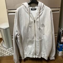 XLARGE グレー ジップアップフーディのサムネイル