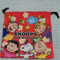 【新品 未使用】SNOOPY 巾着2枚のサムネイル