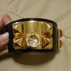 asai☆様専用【未使用】エルメス HERMES コリエドシアン S ブラックのサムネイル