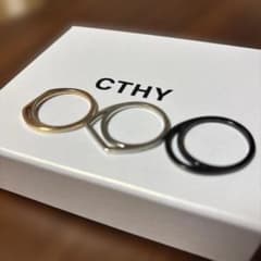 CTHY 3点セット リング ゴールド シルバー ブラック CTHY 3点セット リング ゴールド シルバー ブラック - メルカリ