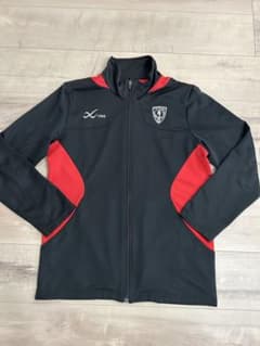 京都サンガFC ワコール CW-X 黒赤 ジャージ Mサイズ Jリーグ 長袖