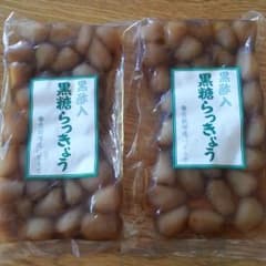 国産　らっきょう　黒酢黒糖のサムネイル