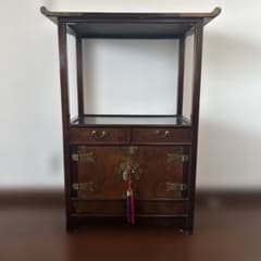 李朝家具　四方棚　電話台　シノワズリ 李朝家具 四方棚 電話台 シノワズリ - メルカリ