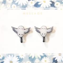 작은 귀걸이 시리즈 시마에나가 (B) 귀걸이 / 논홀 귀걸이 (수지 귀걸이)