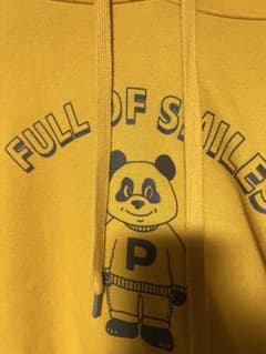 FULL OF SMILES パンダ プリント パーカー イエローのサムネイル