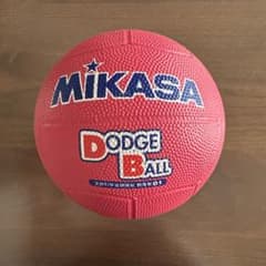 【室内使用のみ】MIKASA ドッジボール D1 赤 教育用 小学校受験 成蹊のサムネイル