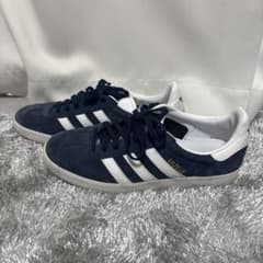 adidas GAZELLE スニーカー ネイビー ホワイトのサムネイル