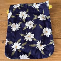 手作り巾着 花柄のサムネイル