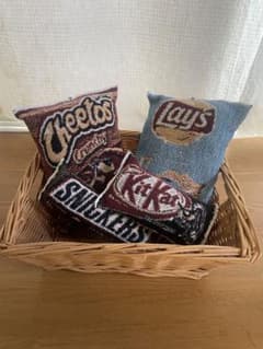 snacks cushion インテリア小物４点セットのサムネイル