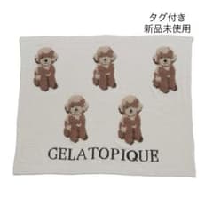 ジェラートピケ　トイプードルジャガードブランケット　毛布　膝掛け　わんちゃん ジェラートピケ トイプードルジャガードブランケット 毛布