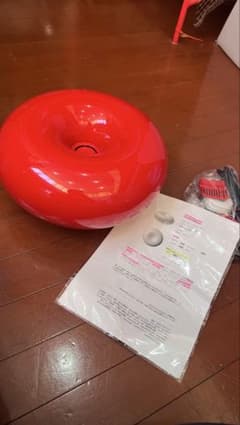 プラスマイナスゼロ 加湿器 深澤直人 ±0 レッド - メルカリ