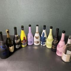 空き瓶 エンジェル シャンパン ディーロック XLV ドンペリ ゴールド