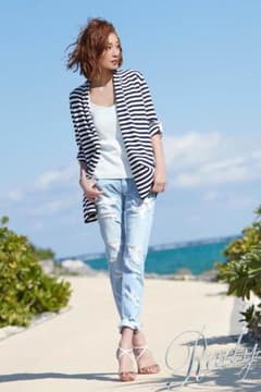 Rady♡鬼クラッシュストレートデニムのサムネイル