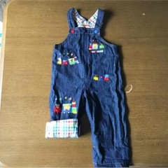 ミキハウス オーバーオール 90のサムネイル