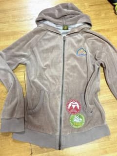Y2K♡ベロア ジップパーカー 秋服 平成のサムネイル