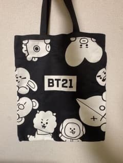 BT21 토트 백 블랙