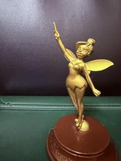 Disney Tinker Bell 피규어 골드 컬러