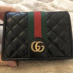 【12/17値下げ】GUCCI グッチ オフィディア シェリーライン財布 黒のサムネイル