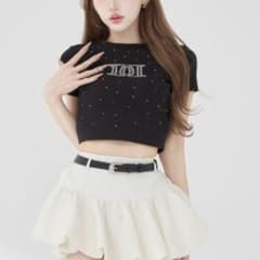 Darich パールストーンロゴTシャツ ブラック ダーリッチのサムネイル